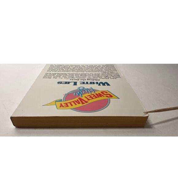 Sweet Valley High 1ST Edition First Print Book #52 White Lies Vintage 1980's - Picture 8 of 10